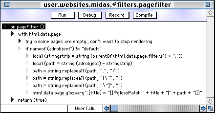 midasPageFilter Picture