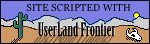 Site script&eacute; avec Frontier