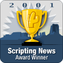 Scripting News Award Logo